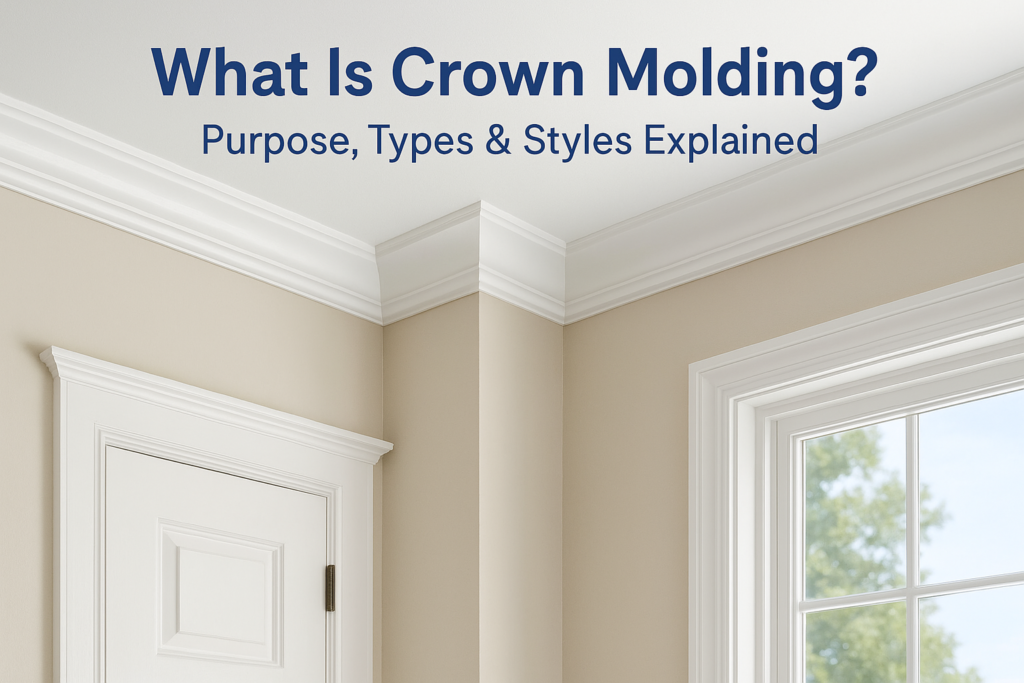 What Is Crown Molding? Purpose, Types & Styles Explained