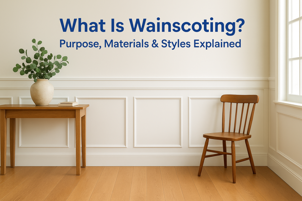 What Is Wainscoting? Purpose, Materials & Styles Explained