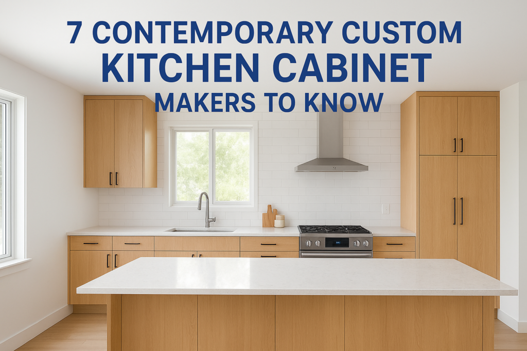 7 Contemporary Custom Kitchen Cabinet Makers to Know