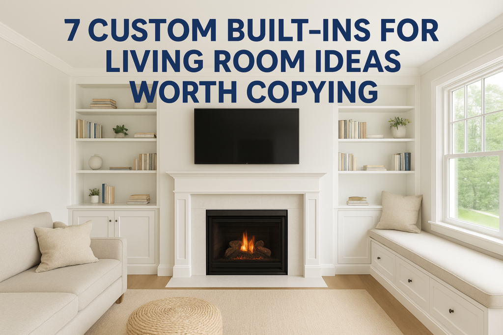 7 Custom Built-Ins for Living Room Ideas Worth Copying