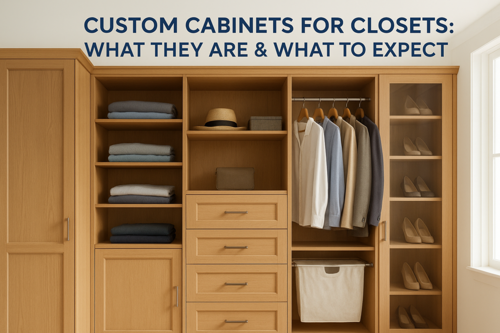 Custom Cabinets for Closets: What They Are & What to Expect