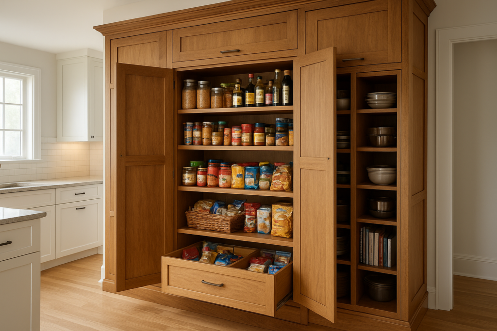 Custom Kitchen Pantry Cabinets: What They Are & What to Expect