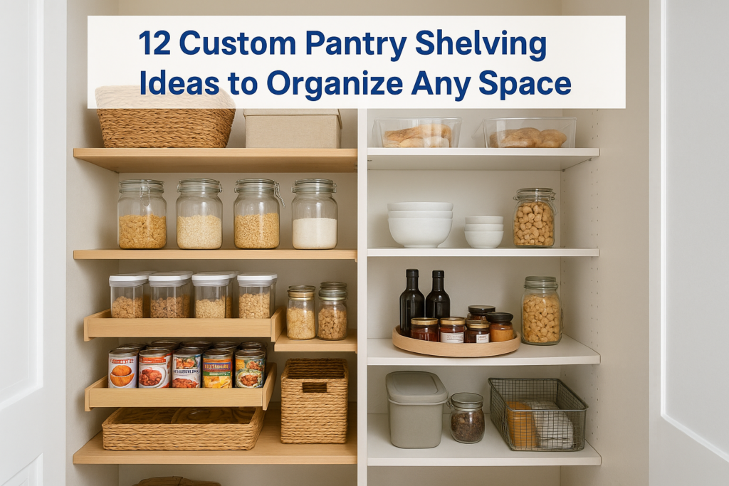 12 Custom Pantry Shelving Ideas to Organize Any Space