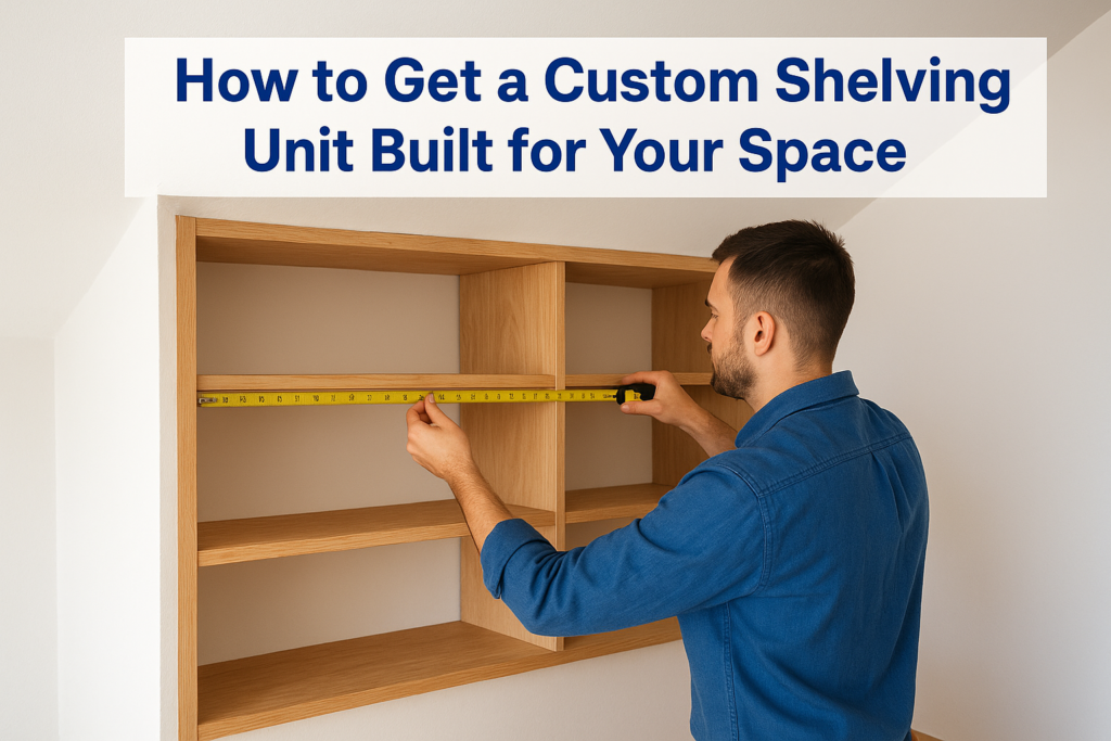 How to Get a Custom Shelving Unit Built for Your Space