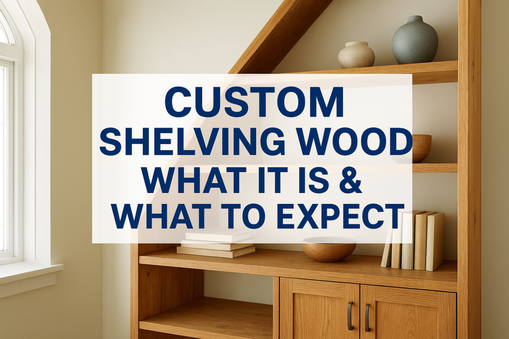Custom Shelving Wood: What It Is & What to Expect