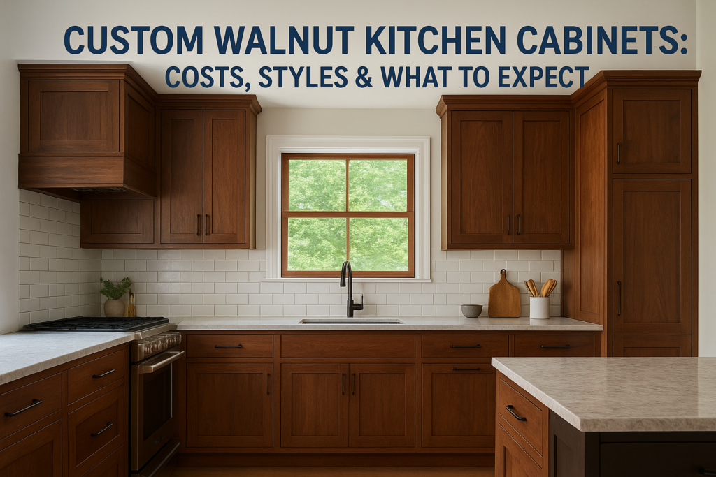 Custom Walnut Kitchen Cabinets: Costs, Styles & What to Expect