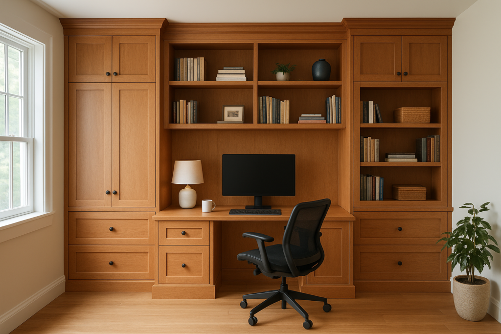 Home Office Custom Cabinets: What They Are & What to Expect