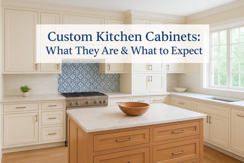Custom Kitchen Cabinets: What They Are & What to Expect