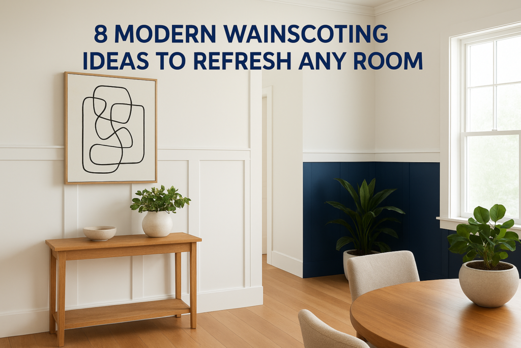 8 Modern Wainscoting Ideas to Refresh Any Room