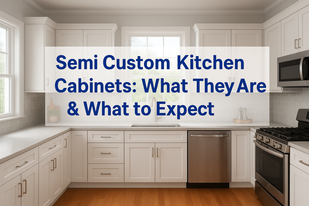 Semi Custom Kitchen Cabinets: What They Are & What to Expect