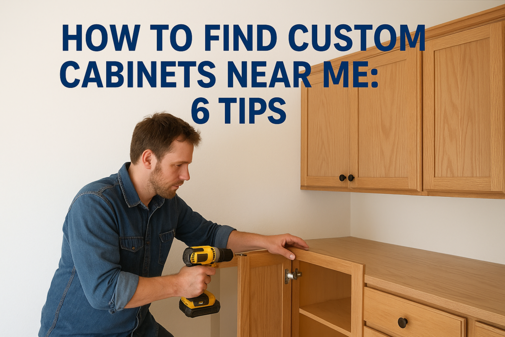 How to Find Custom Cabinets Near Me: 6 Tips