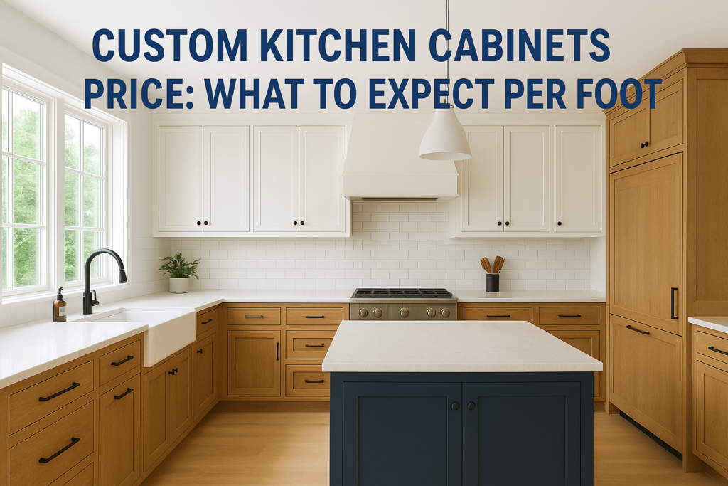 Custom Kitchen Cabinets Price: What to Expect per Foot