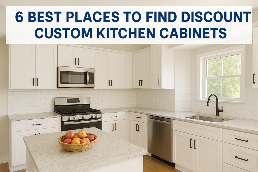 6 Best Places to Find Discount Custom Kitchen Cabinets