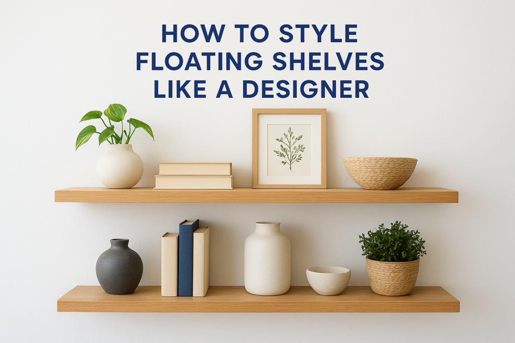 How to Style Floating Shelves like a Designer