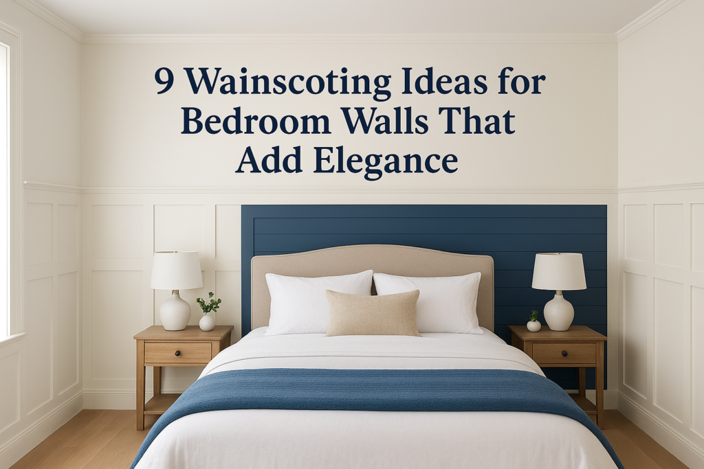 9 Wainscoting Ideas for Bedroom Walls That Add Elegance