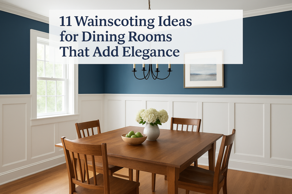 11 Wainscoting Ideas for Dining Rooms That Add Elegance